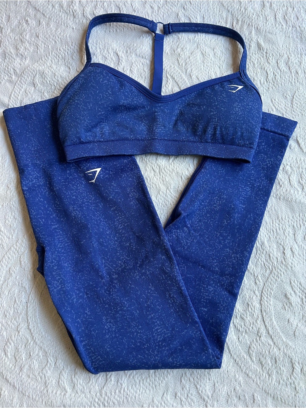 Gymshark Adapt Fleck X Whitney Leggings - Force Blue Steady Purple Size medium